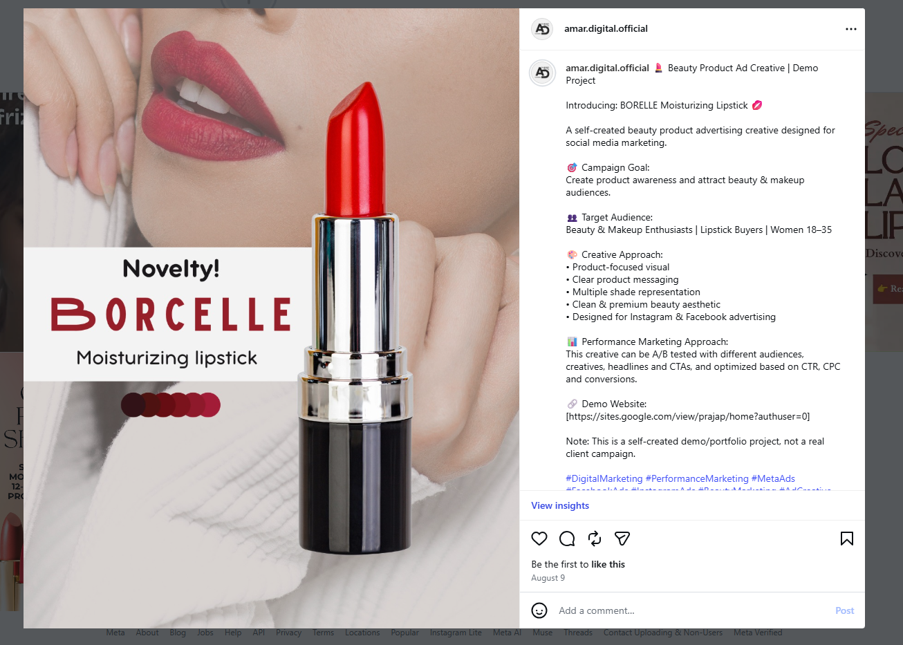 Meta Ads & Canva Visuals