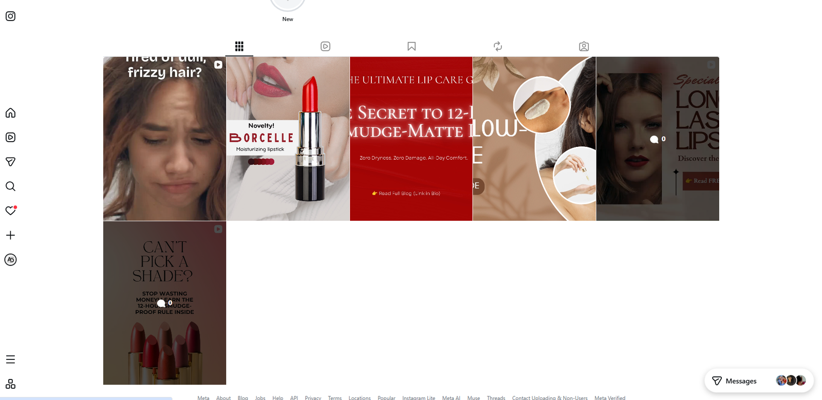 Social media content feed